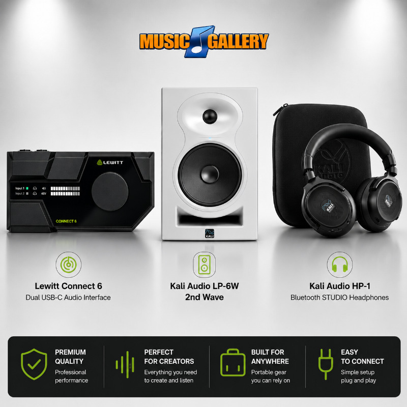 LEWITT CONNECT6 USB C, KALI AUDIO LP-6W,Kali Audio HP-1