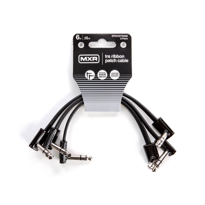 MXR® 6 INCH TRS RIBBON PATCH CABLE - 3 PACK 3PDCISTR06R