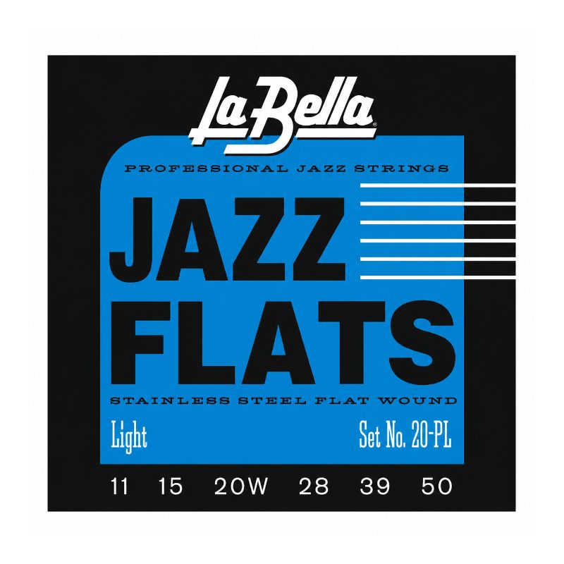 LA-BELLA JAZZ FLATS LITE 0.11-0.50 SET