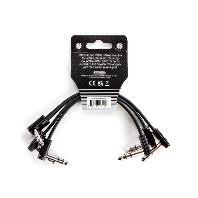 MXR® 6 INCH TRS RIBBON PATCH CABLE - 3 PACK 3PDCISTR06R
