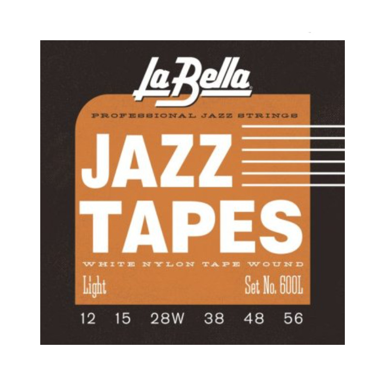 LA-BELLA 600L JAZZ TAPES WHT LIGHT 12-56