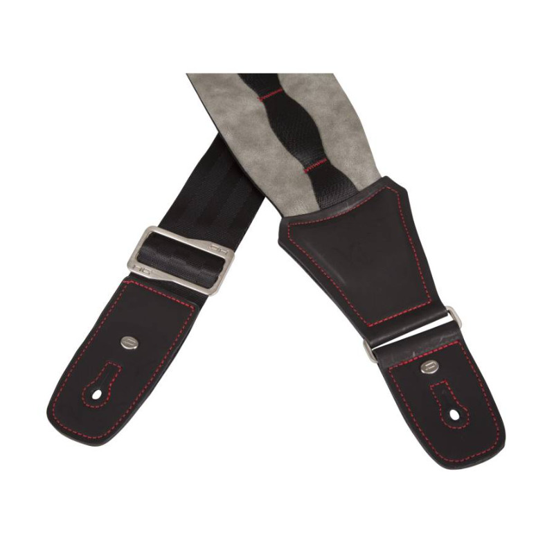 DIE HARD PROF.PADDED GUITAR STRAP GREY LARGE DHSTRAP400GRL