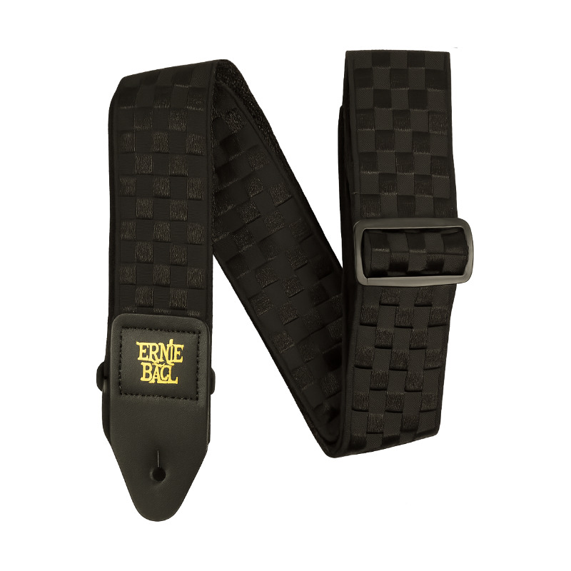 Ernie Ball Jacquard Guitar Strap - P05341 - Black Checkers