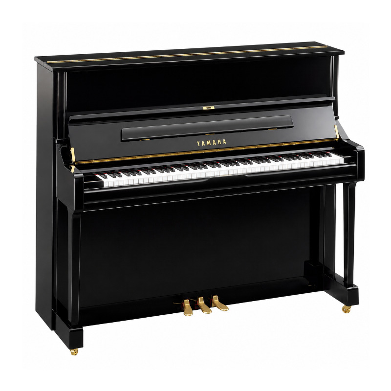 YAMAHA U1H 121cm black upright PIANO NEW-LOOK REFURBISH 614 - Japan
