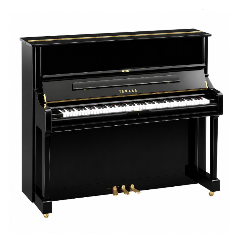 YAMAHA U1H 121cm black upright PIANO NEW-LOOK REFURBISH 324 - Japan