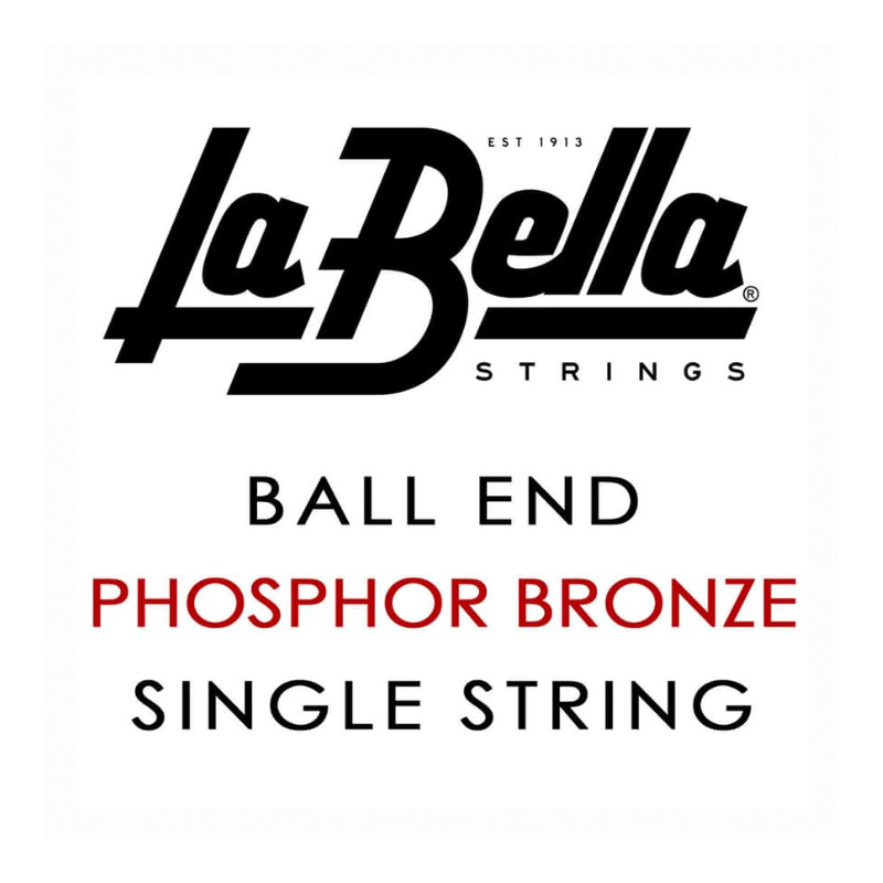 LA BELLA 0.24 ACOUSTIC PHOS.BRONZE SINGLE STRING
