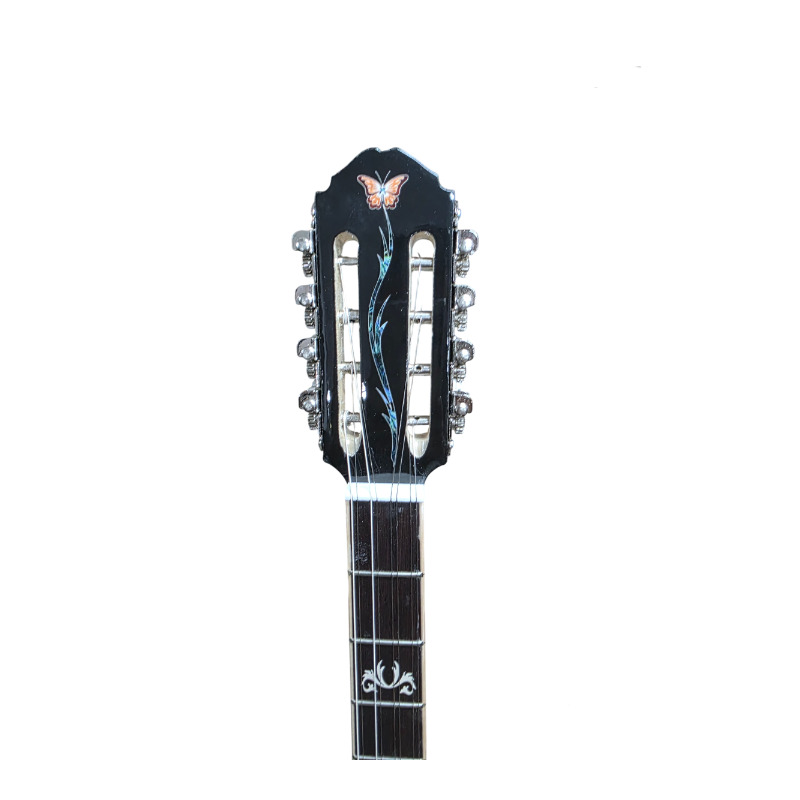 BOUZOUKI BLACK1 TOP WALNUT NO.1 HAND MADE IN GREECE, SPRUCE