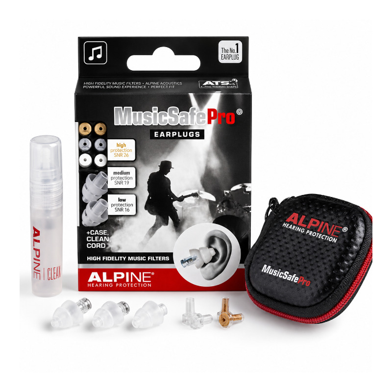 ALPINE MUSICSAFEPRO MKIII TRANSPARENT EARPLUG KIT