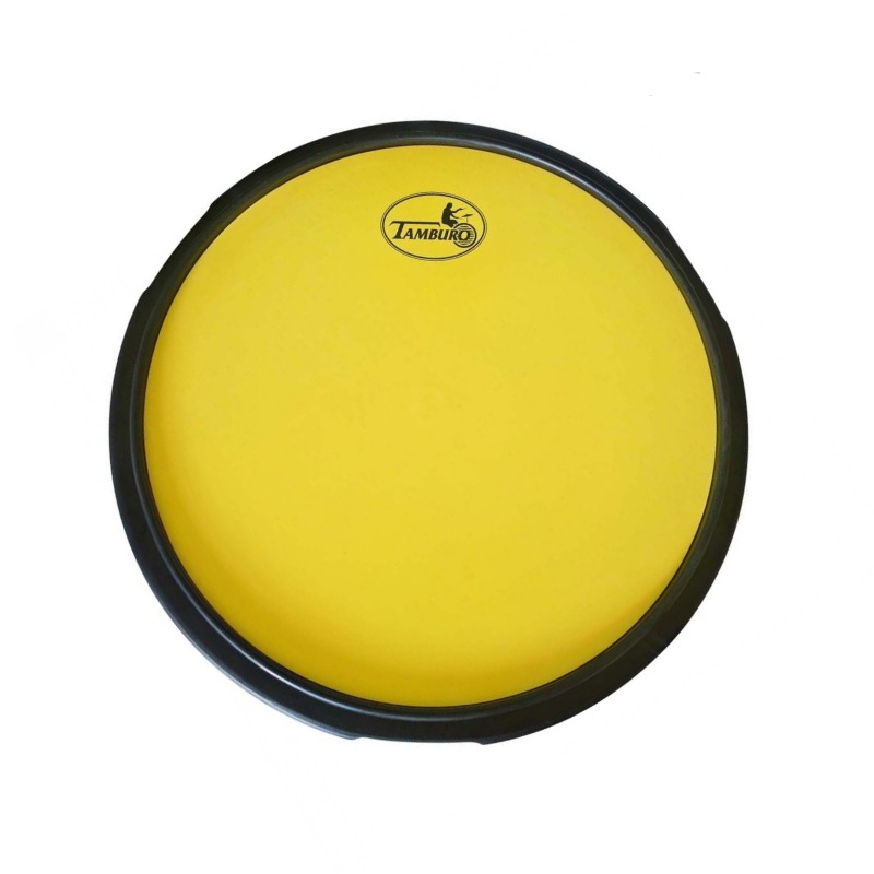 TAMBURO 12 PRACTICE PAD Black plastic circle for Rim Shot practice