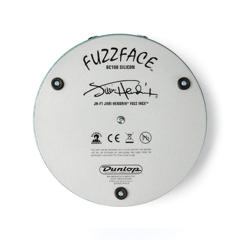 DUNLOP JHF1 JIMI HENDRIX®FUZZ FACE®DISTORTION PEDAL