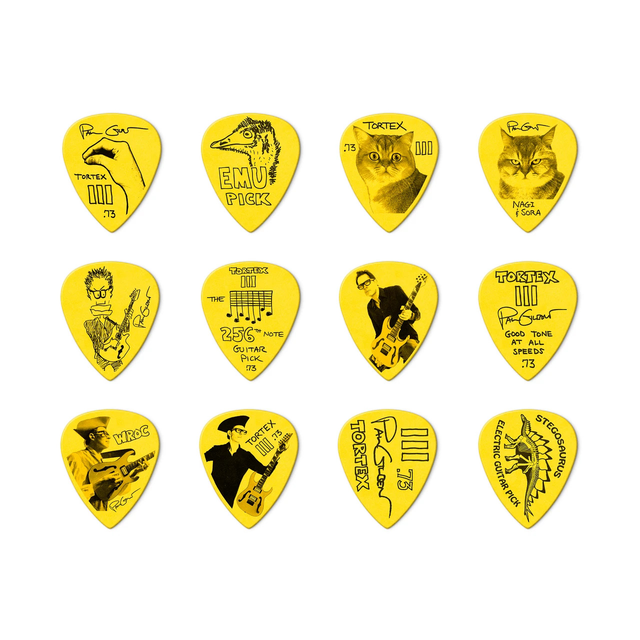 DUNLOP PAUL GILBERT CUSTOM TORTEX® TIII PICK .73MM PG462P073 12/PLYPK DUNLOP PAUL GILBERT CUSTOM TORTEX® TIII PICK .73MM PG462P073 12/PLYPK