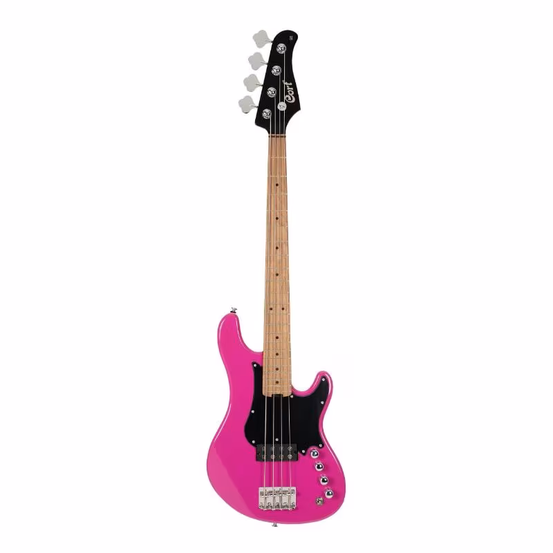 CORT GB SHORT SCALE FDP BASS GUITAR - Fandango Purple