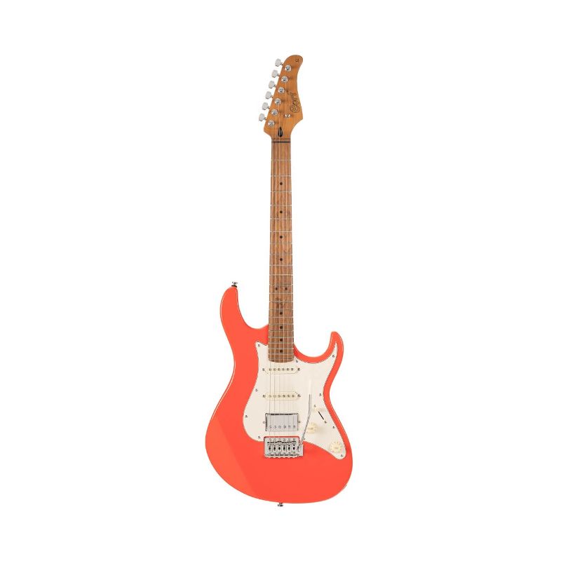 CORT G200SE SRD Scarlet Red-Roasted Maple FINGERBOAR/NECK  EL.GUITAR  Powersound H-S-S Pickups