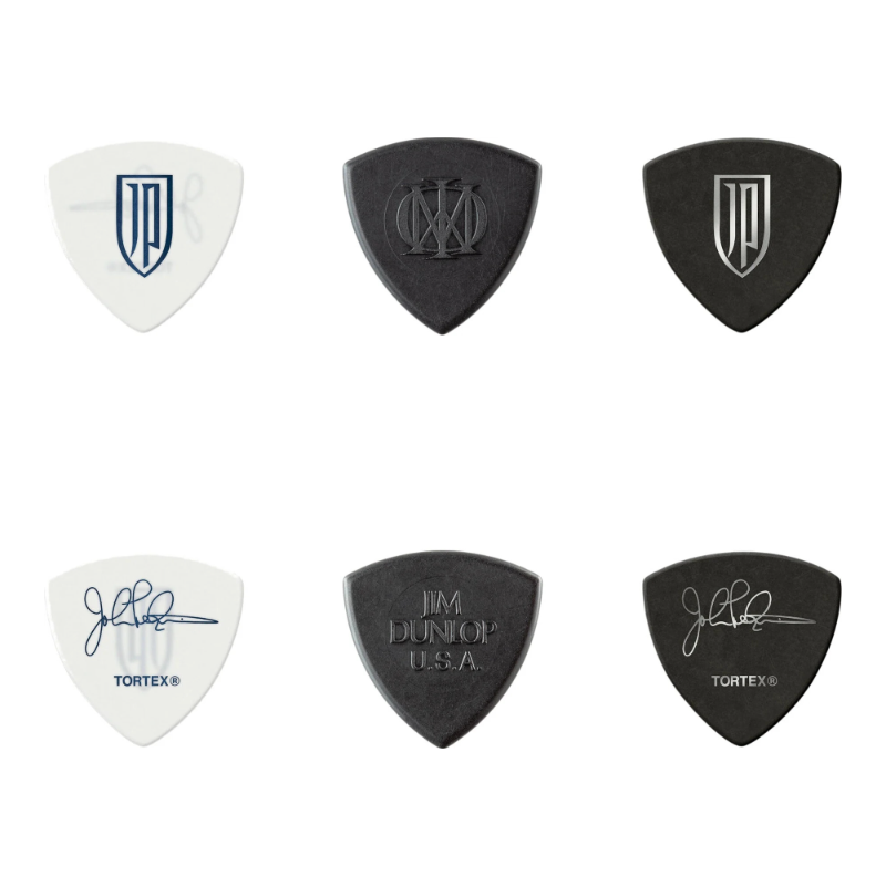 DUNLOP JOHN PETRUCCI TRINITY GUITAR PICK COLLECTION - 6 PACK PVP124
