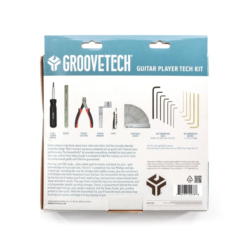 DUNLOP GTGTR1 GROOVETECH® GUITAR PLAYER TECH KIT