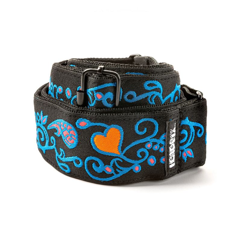 DUNLOP JH24 JIMI HENDRIX™ BLACKLIGHT MONTEREY BLUE STRAP