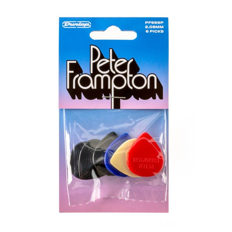 DUNLOP PETER FRAMPTON VINTAGE JAZZ TEARDROP PICK 2.08MM - 6 PACK