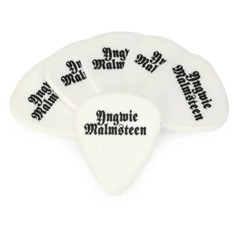 DUNLOP YNGWIE MALMSTEEN CUSTOM DELRIN PICK 1.5MM YJMP01WH 6/PLYPK