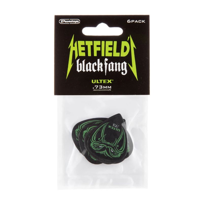 DUNLOP HETFIELDS BLACK FANG PICK .73MM PH112-73