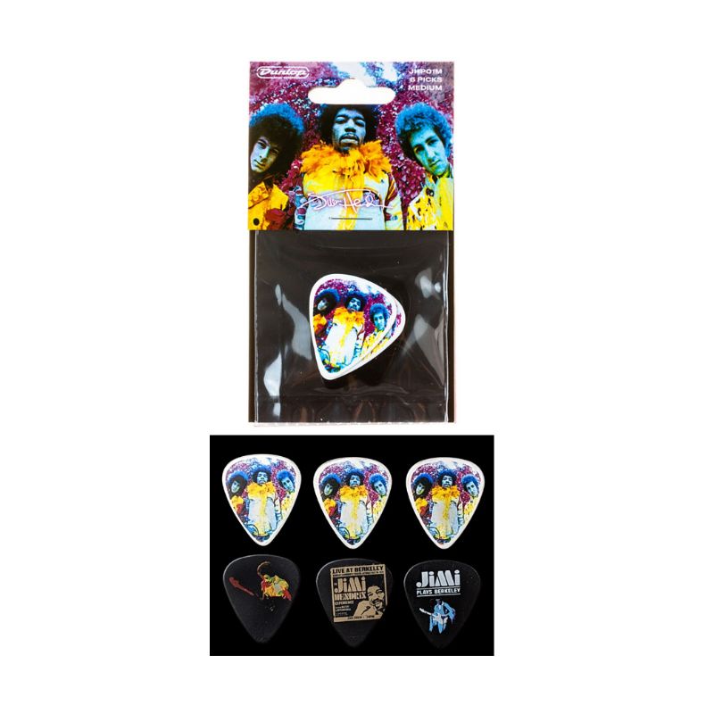 DUNLOP JIMI HENDRIX™ ARE YOU EXPERIENCED? PICK JHP01M 6/PLYPK