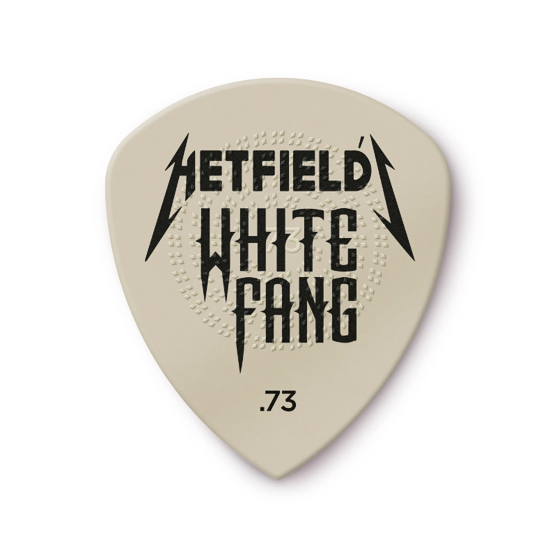 DUNLOP HETFIELD'S WHITE FANG™ CUSTOM FLOW® PICK .73MM PH122P073 DUNLOP HETFIELD'S WHITE FANG™ CUSTOM FLOW® PICK .73MM PH122P073