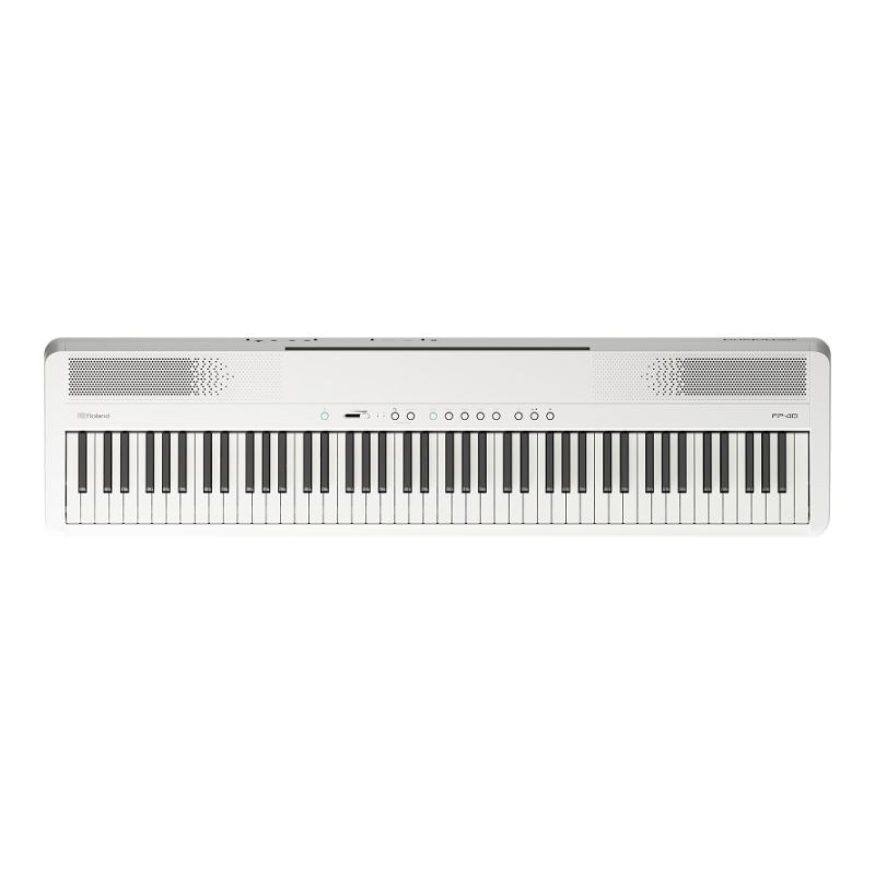 ROLAND FP-40WH -WHITE COLOR COMPACT PIANO w/h 88 NOTE WEIGHTED KEYS