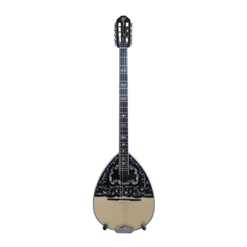 BOUZOUKI TRUSS-ROD WALNUT NO.1,EBONY FINGERBOARD , 8 STRINGS HAND MADE IN GREECE, SPRUCE TOP