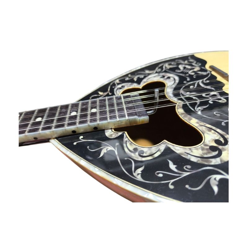 BOUZOUKI TRUSS-ROD WALNUT NO.1,EBONY FINGERBOARD , 8 STRINGS HAND MADE IN GREECE, SPRUCE TOP