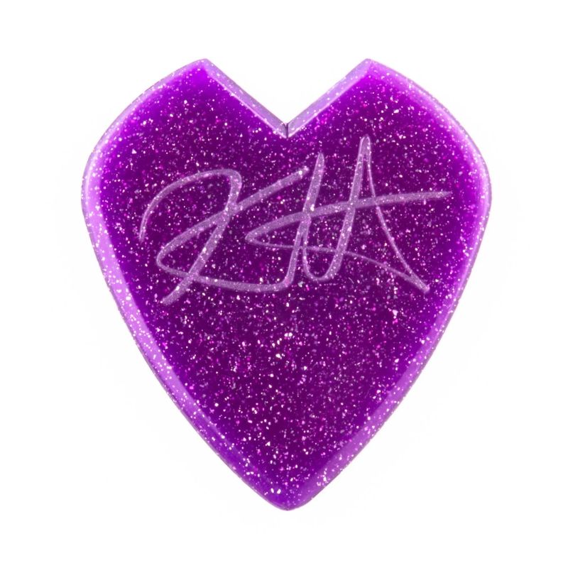 DUNLOP KIRK HAMMETT JAZZ III PURPLE SPARKLE PICK 1.38MM 47PKH3NPS