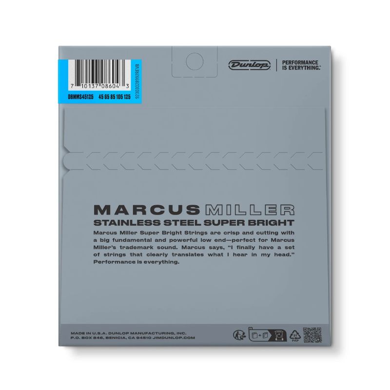 DUNLOP MARCUS MILLER SUPER BRIGHT™ BASS STRINGS | 5-STRING DBMMS45125