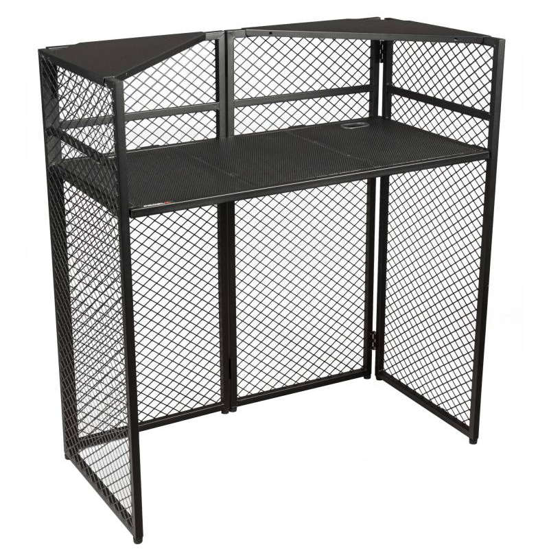 PROEL [PRDJF01] Foldable DJ Table Made Of Durable Steel Tubing And Grid Panels