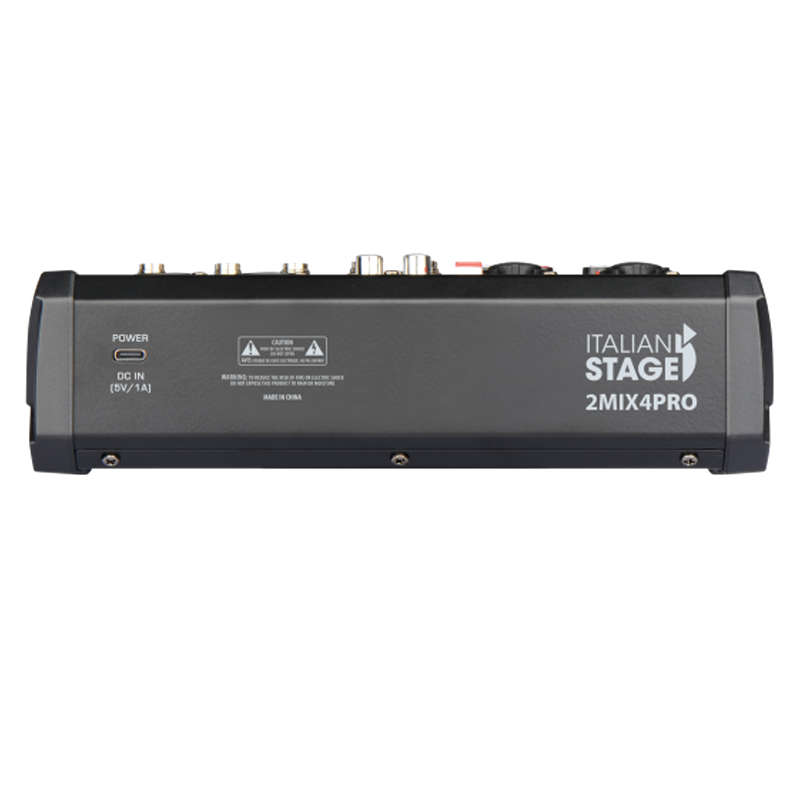 ITALIAN STAGE [IS 2MIX4PRO] Audio Mixer With Player, Recorder And Effects