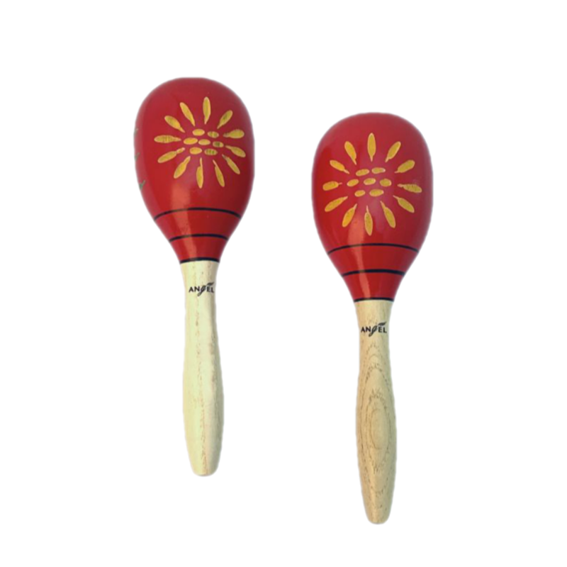 ANGEL [APM-L] Wood Maracas - Large